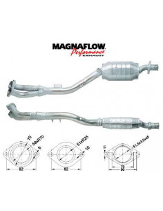Catalyseur BMW 530i 540i V8 E34 GAUCHE (92->)