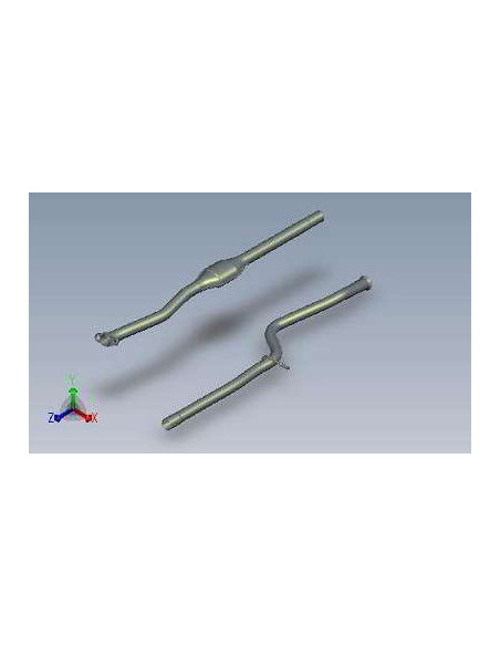 Catalyseur + Silencieux arriere Citroën Saxo 1.0 1.1 (96->) Catalyseur + Silencieux arriere Citroën Saxo 1.0 1.1 (96->)