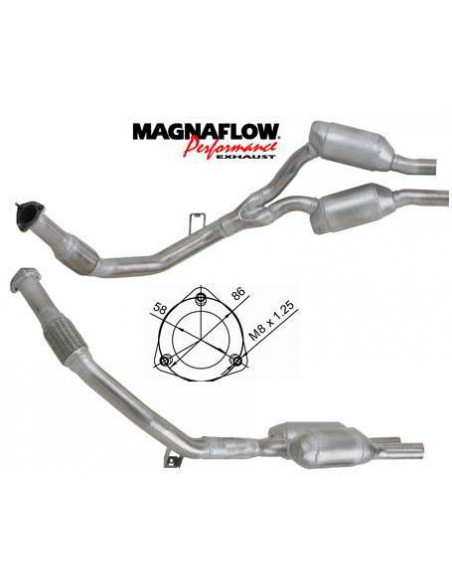 Catalyseur Audi A6 QUATTRO Mot AFB 2.5TD (97->) Catalyseur Audi A6 QUATTRO Mot AFB 2.5TD (97->)
