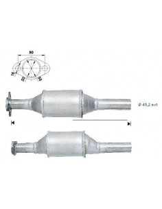 Catalyseur Fiat PANDA Lancia Y10 1.0ie 1.1ie (95->)