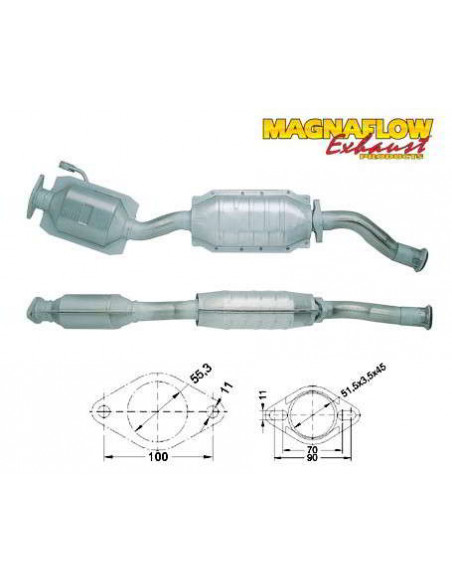 Catalyseur Ford SCORPIO 2.0i 100CV (86->90)