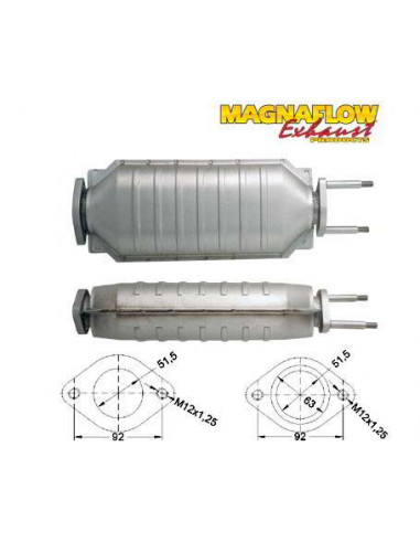 Catalyseur Mitsubishi MONTERO PAJERO SHOGUN 3.0i 12V 147CV (91->