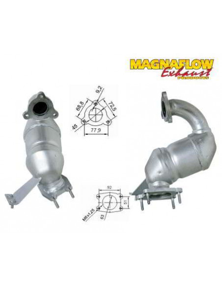 Catalyseur VOLVO S40 V40 1.9TD 116CV AVANT (02->) Catalyseur VOLVO S40 V40 1.9TD 116CV AVANT (02->)