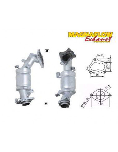 Catalyseur Toyota COROLLA 2.0TD 90CV (00->01)