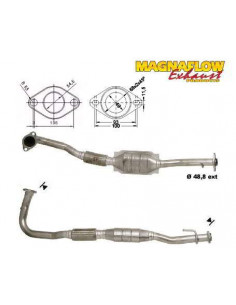 Catalyseur Toyota AVENSIS 2.0TD 110CV ARRIERE (99->03)