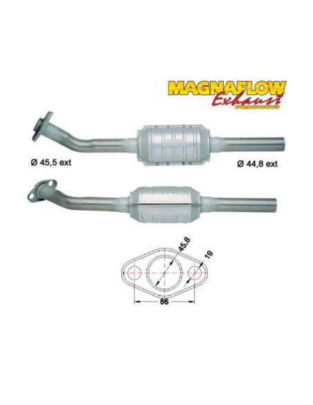 Catalyseur Opel CORSA B 1.6i GSI 16V 109CV (93->94)