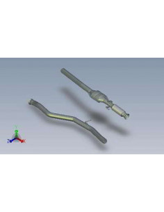 Catalyseur Silencieux Arriere Peugeot 206 2.0 Hdi