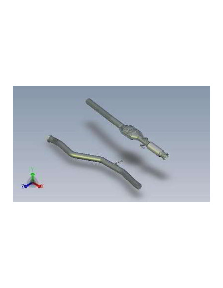 Catalyseur Silencieux Arriere Peugeot 206 2.0 Hdi