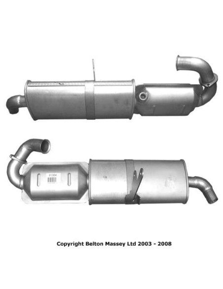 Catalyseur Smart CITY COUPE & FORTWO 0.6i 0.7i (98->08)