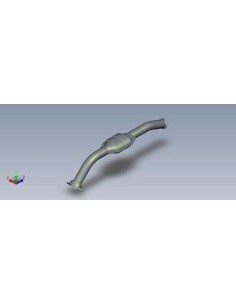 Ligne Complete Catalyseur + silencieux Citroen XSARA 1.9TD