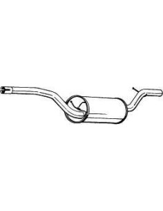 Silencieux intermediaire Ford FOCUS 1.4i 16V (98->)