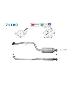 Catalyseur Mercedes CLK 200 230 (97-00)