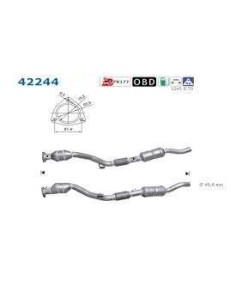 2 Catalyseurs G + D A6 2.4i 2.8i V6 SUPERB PASSAT 2.8i V6 (00-08)