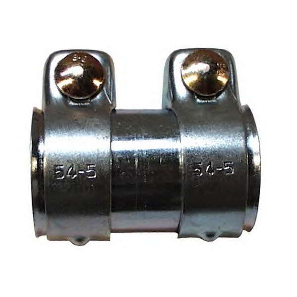 Ø 38 mm double manchon Raccord de tuyau d'échappement Adaptateur acier  aluminisé