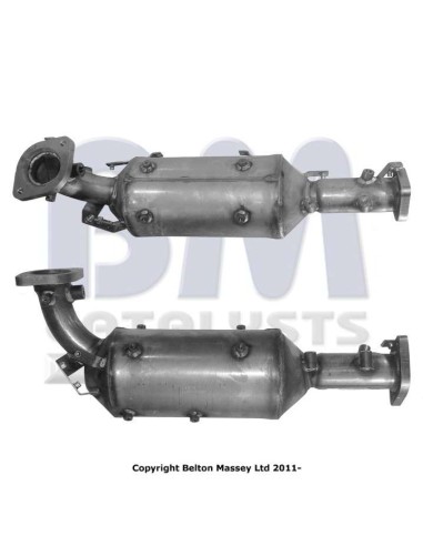 FAP - Catalyseur + Filtre à Particules Nissan PATHFINDER NAVARA 2.5 DCi (05-10) EURO 4