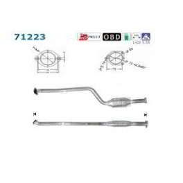 Catalyseur Mercedes C180 C200 C230 CLK200 Kompressor 1.8i (02-08)