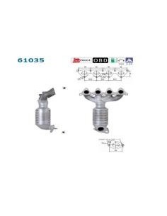Catalyseur Hyundai ACCENT ELANTRA GETZ 1.5i 1.6i (99-06)