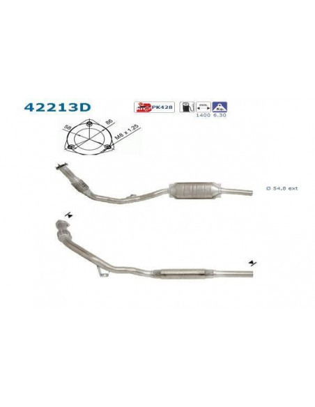 Catalyseur A4 A6 PASSAT IV 2.5 TD AFB 150CV (97-05) Catalyseur A4 A6 PASSAT IV 2.5 TD AFB 150CV (97-05)