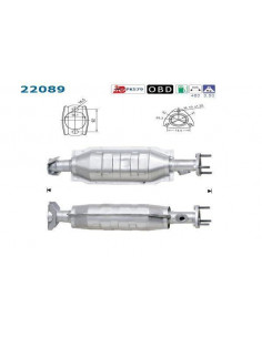 Catalyseur Honda CRV 2.0i 16V 147CV (99-02)