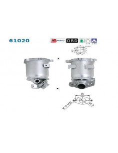 Precatalyseur Hyundai ATOS 1.0i 12V 59CV (00-)