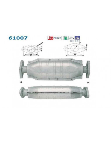 Catalyseur Hyundai ACCENT PONY S COUPE 1.3i 1.5i (89-94)