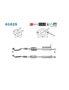 Catalyseur Hyundai SANTA FE 2.0i 2.4i 16V ARRIERE (00-)