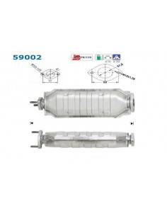 Catalyseur SANTAMO 4X4 2.0i 16V 139CV ARRIERE (99-)