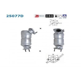 CD72708 Catalyseur MAZDA PREMACY 2.0