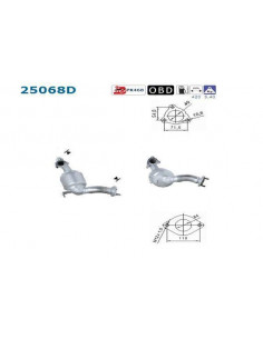 Catalyseur Mazda 6 2.0TD AVANT (02-)