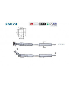 Catalyseur Mazda 6 2.3i 16V 166CV (02-)