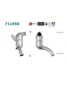 Catalyseur Mercedes A160 A170 VANEO 1.7TD CDi