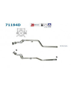 Catalyseur Mercedes E290TD Serie 210 (95-99)