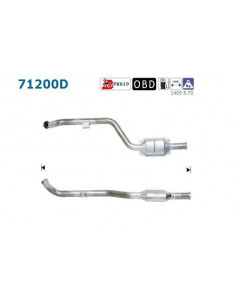 Catalyseur Mercedes E200TD Serie 210 1400mm (98-02)