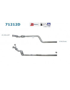 Catalyseur Mercedes E300TD Serie 210 (96-99)