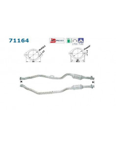Catalyseur Mercedes E420 279CV Serie 210 GAUCHE (95-97)