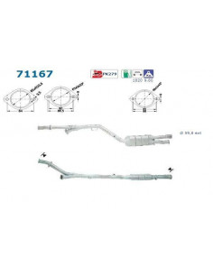 Catalyseur Mercedes S400 S420 S500 Serie 140 (91-)