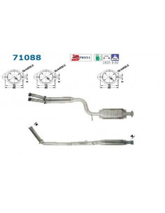 Catalyseur Mercedes 200 230 Serie 124 (85-92)