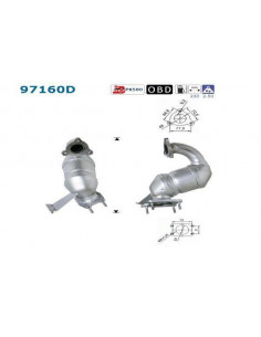 Catalyseur Mitsubishi SPACE STAR 1.9TD DID 116CV (00-)