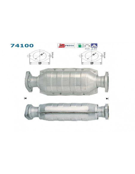 Catalyseur Nissan 100NX 200SX ALMERA MICRA PRIMERA SUNNY (-98)