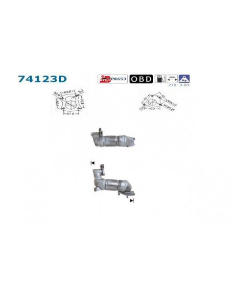 Catalyseur Nissan ALMERA II 1.5 Dci (02-07)
