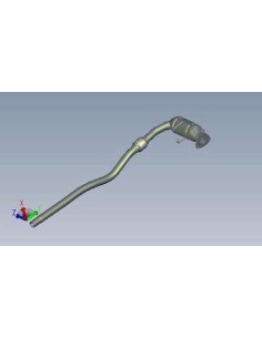 Ligne d'échappement complète Opel CORSA B 1.0i 12V (97-00)