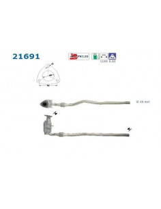 Catalyseur Opel CORSA B 1.2i 16V 65CV (98-00)