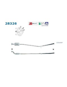 Catalyseur Peugeot 309 1.1 1.4 (91-93)