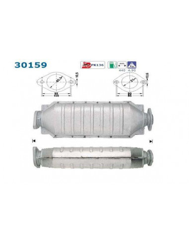 Catalyseur Renault CLIO WILLIAMS 2.0i 16V 150CV (93-96)