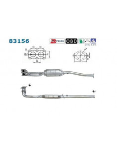 Catalyseur Rover MG ZR 1.8i 16V 160CV (01-)
