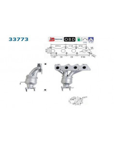 Catalyseur AROSA CORDOBA IBIZA LUPO POLO 1.0i 1.4i (99-)