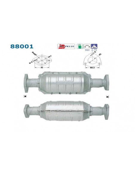 Catalyseur FAVORIT FELICIA 1.3i (93-98)