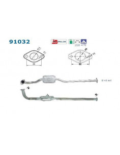 Catalyseur Suziki SWIFT 1.0i 52CV (92-95)