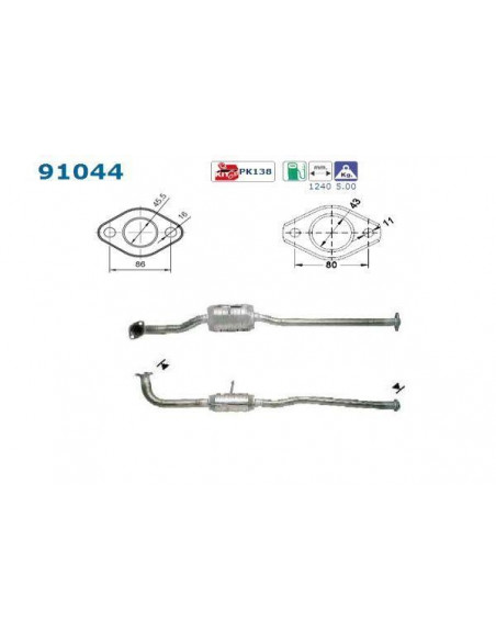 Catalyseur Suziki SWIFT 1.3 68CV (95-)