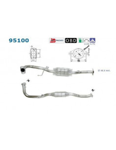 Catalyseur Toyota AVENSIS 1.6i 16V 110CV (00-)